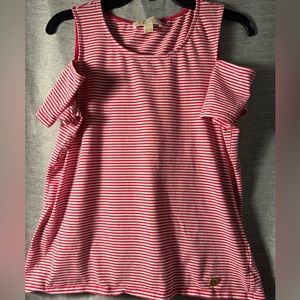 MICHAEL Michael Kors Cold Shoulder Shirt